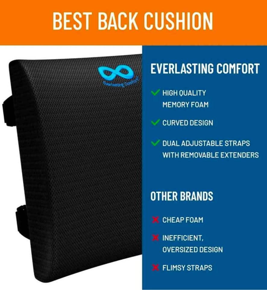 Everlasting Comfort Lumbar Support Pillow - photo 4