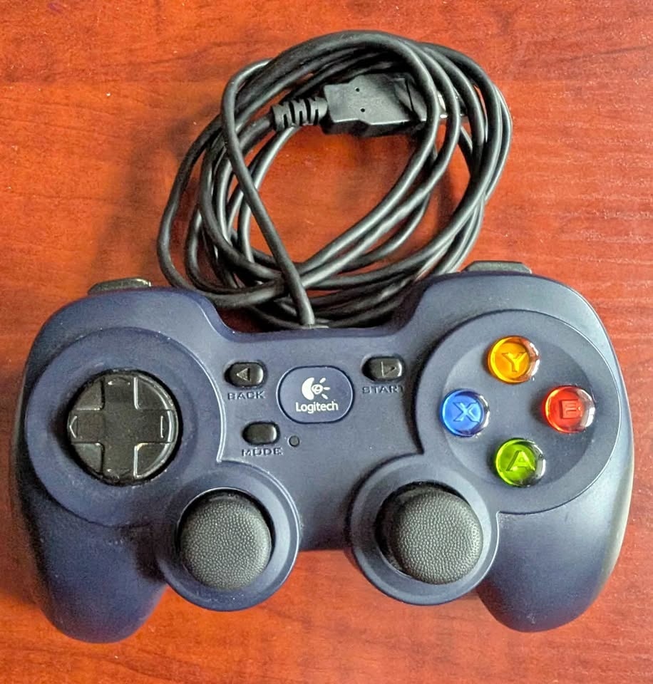 Logitech G F310 Wired Gamepad Controller - Blue/Black