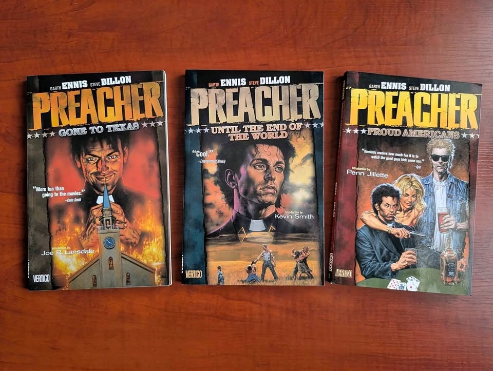 Preacher Graphic Novels 1-2-3 (Lot of 3)