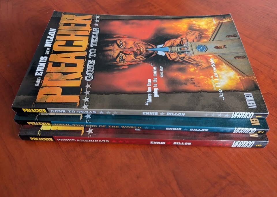 Preacher Graphic Novels 1-2-3 (Lot of 3) - photo 2