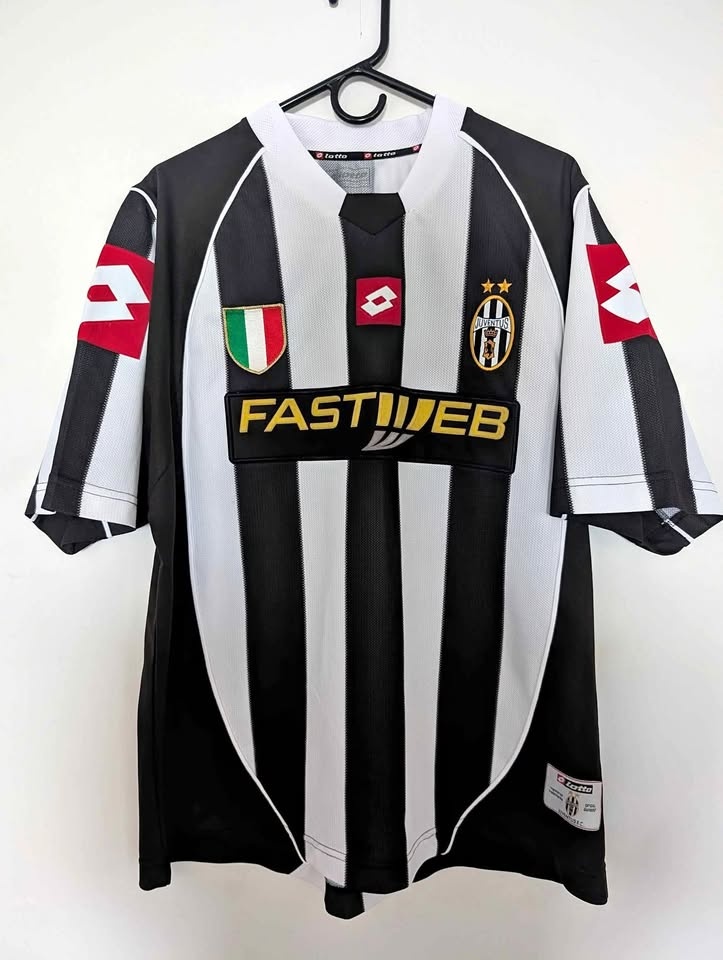 Rare Juventus FC 2002-03 Home Kit Jersey Lotto - Size: XL