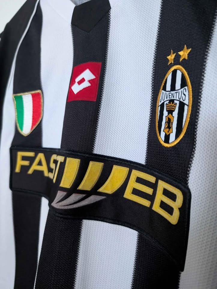 Rare Juventus FC 2002-03 Home Kit Jersey Lotto - Size: XL - photo 3
