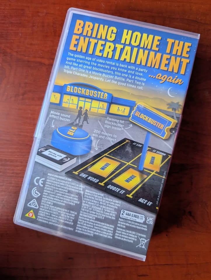 The Blockbuster Game: A Movie Party Game - Unopened Brand New - photo 2