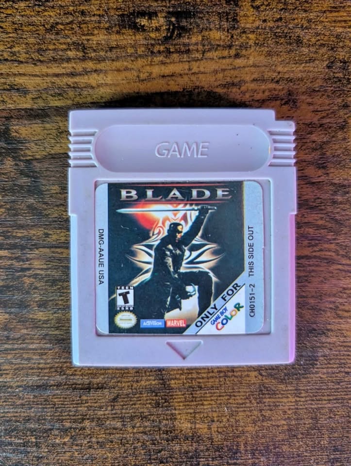 Blade Nintendo Gameboy Color Game from 2000 Rare Action