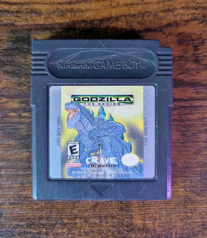 Godzilla: The Series Nintendo Gameboy Game from 1999