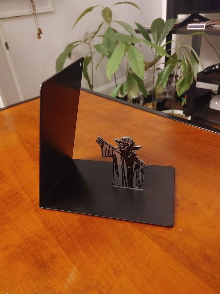 Star Wars Master Yoda Metal Bookend Book Holder - photo 2