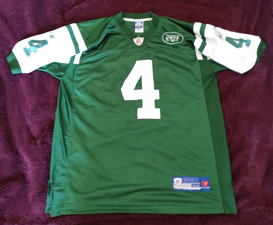 Vintage Reebok Jets Brett Favre #4 NFL Jersey - 2008 - photo 2