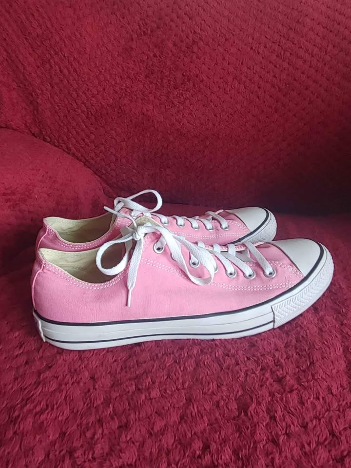 Converse - Unisex All Star Low Top - Pink/White / Size: M12 - photo 4