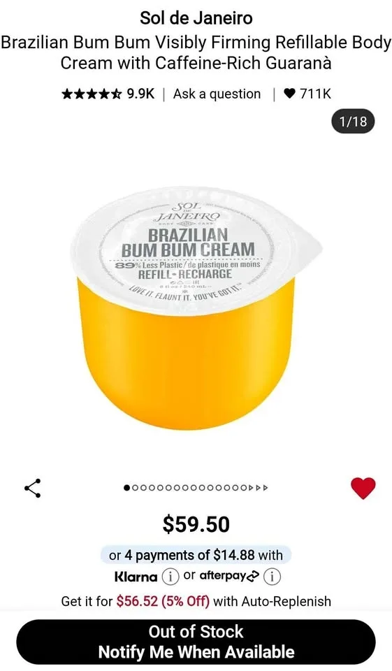 Sol de Janiero Bum Bum Cream