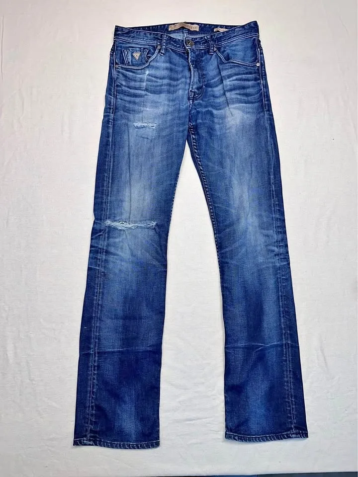 Guess Regular Straight Jeans Dark blue wash Women’s size 31x32