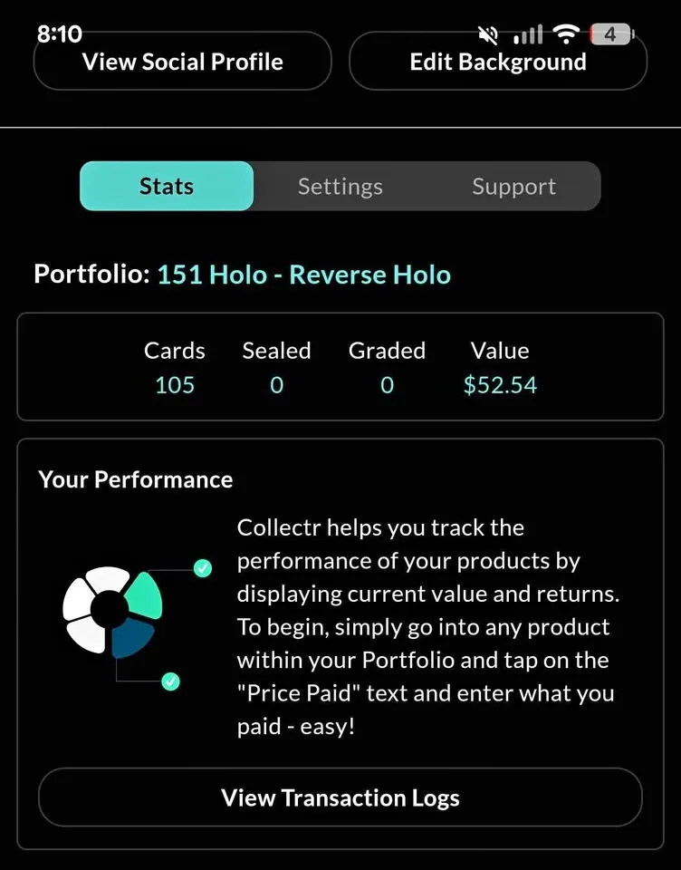 SV151 Holo & Reverse Holo 105 card lot