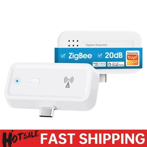 ZigBee Signal Repeater Booster Works w/ ZigBee Hub Type-C 20dB