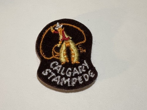 Calgary Stampede Felt Patch 1.5" x 1.5" Vintage Cowboy Rodeo - photo 2