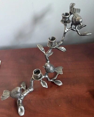 Vintage Birds on a Branch Candelabra - photo 2