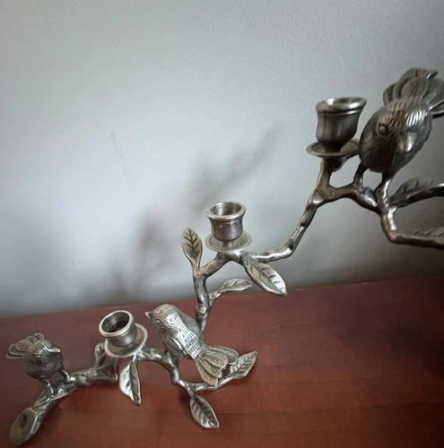 Vintage Birds on a Branch Candelabra - photo 5