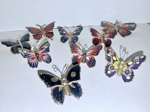 Vintage 1980’s Butterfly Brooch Collection Lot of 9 - photo 4