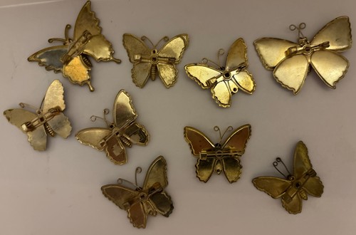 Vintage 1980’s Butterfly Brooch Collection Lot of 9 - photo 5