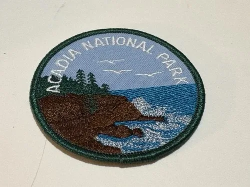 Vintage Acadia National Park Jacket Patch