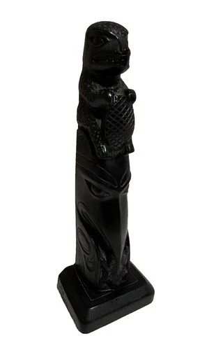 BOMA 6.5" Totem Pole Native Haida Artwork - photo 2