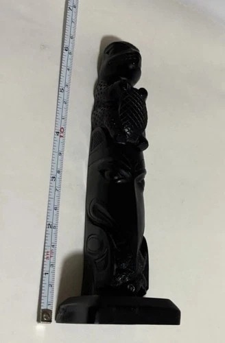 BOMA 6.5" Totem Pole Native Haida Artwork - photo 5