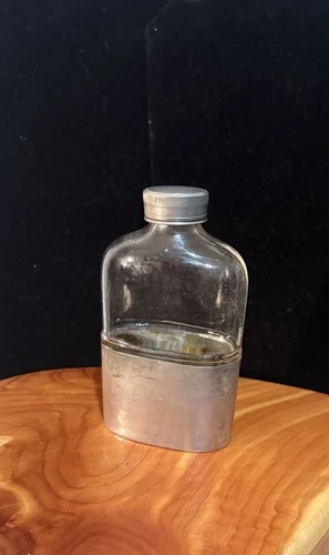 Antique Hip Flask 1890-1920 EK Williams Sheffield