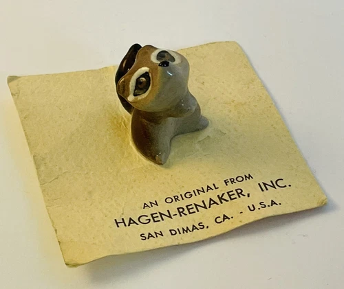 Hagen Renaker Miniature Baby Racoon - Nose Up Pose - Retired - photo 3