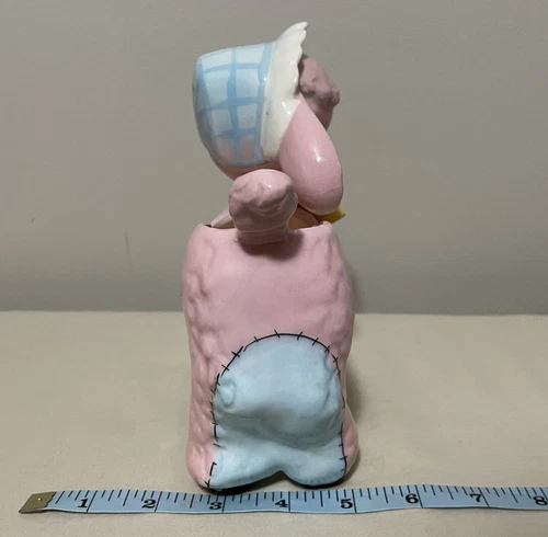 1956 Relpo Porcelain Ceramic Lamb Planter Vase - photo 3