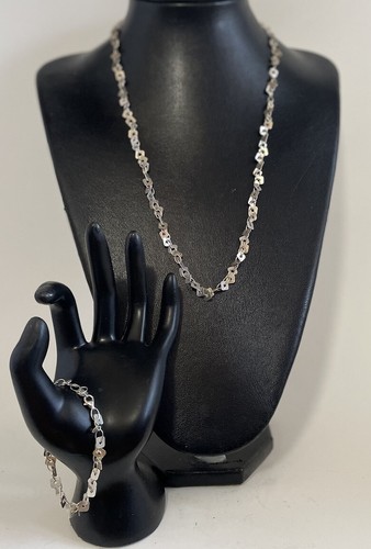 GORGEOUS MILOR ITALY STERLING SILVER 925 Necklace & Bracelet Set - photo 2