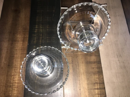 Imperial Glass Candlewick Candlesticks - photo 3