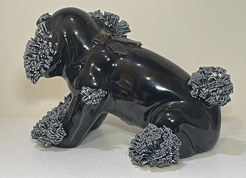 Vintage Japan - Black Spaghetti Poodle Figurine - photo 3