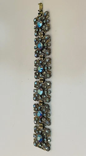 Selro Selini Gorgeous Vintage Panel Bracelet 7”