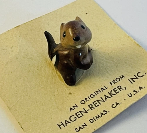 RETIRED Vintage Hagen Renaker Baby Chipmunk