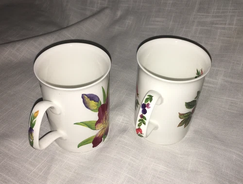 Roy Kirkham Fine Bone China England -2 Coffee Mugs
