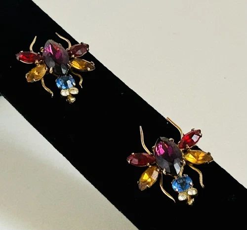 Coro 1940s Scatter Pins - Set of 2 - Sterling Silver