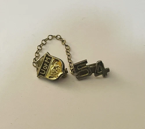 University of Manitoba School Grad Brooch Pin Sterling Silver Si - photo 2