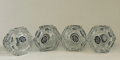 Vintage SHAKERS SET OF 4 Sterling Silver Mother of Pearl - photo 3