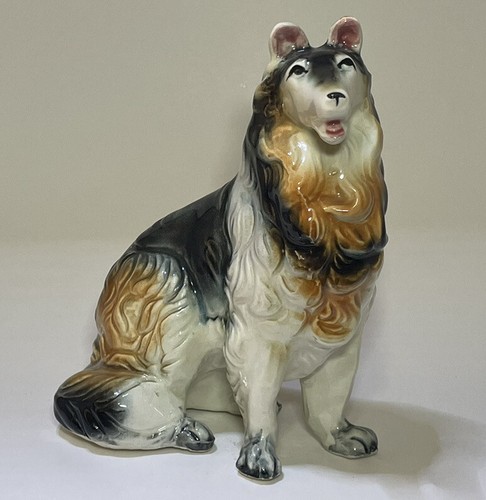 VINTAGE Shetland Collie Porcelain Dog Figurine