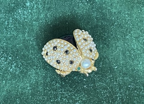 Vintage Hattie Carnegie Ladybug Brooch - photo 2