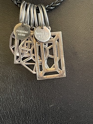 Dyrberg Kern DENMARK DESIGNER Geometric CHARM NECKLACE - photo 3