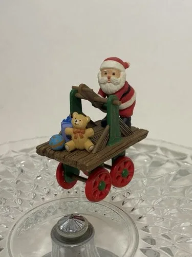 Hallmark 1983 Santa Express Coal Trolley Ornament
