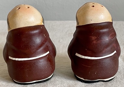 Vintage Japan “Friar Tuck” Salt & Pepper Shakers - photo 2