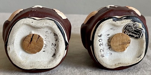 Vintage Japan “Friar Tuck” Salt & Pepper Shakers - photo 3
