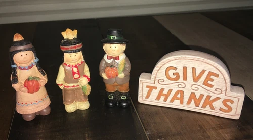 Thanksgiving Decoration Figurines Set - photo 2