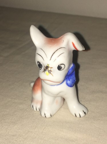 Puppy With Bumblebee On His Nose Figurine - Made In Occupied Jap - photo 2