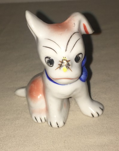Puppy With Bumblebee On His Nose Figurine - Made In Occupied Jap - photo 3