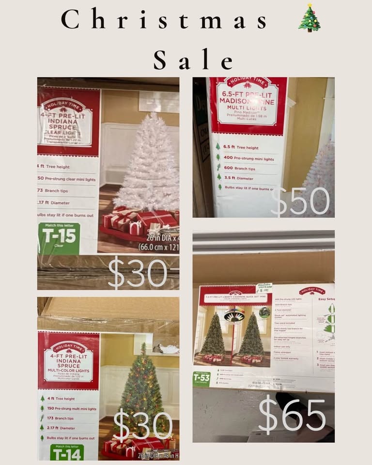 Huge Christmas Sale – Brand New Pre-Lit Trees - photo 3