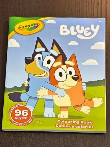 Crayola Bluey Colouring Book