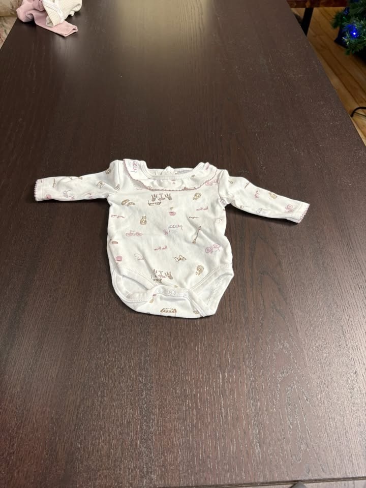 Très Beau et Belle Long-Sleeved Onesies (3-Pack) - Size 0-3M - photo 2