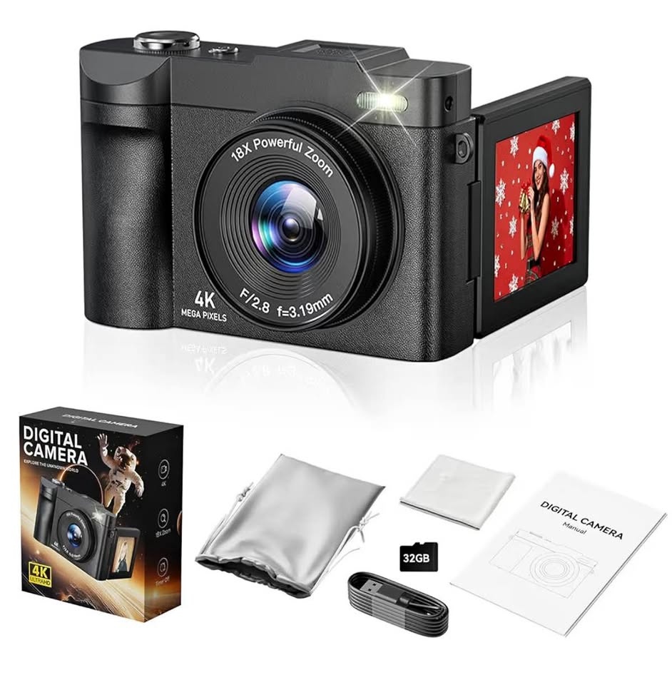4K Digital Camera for Photography