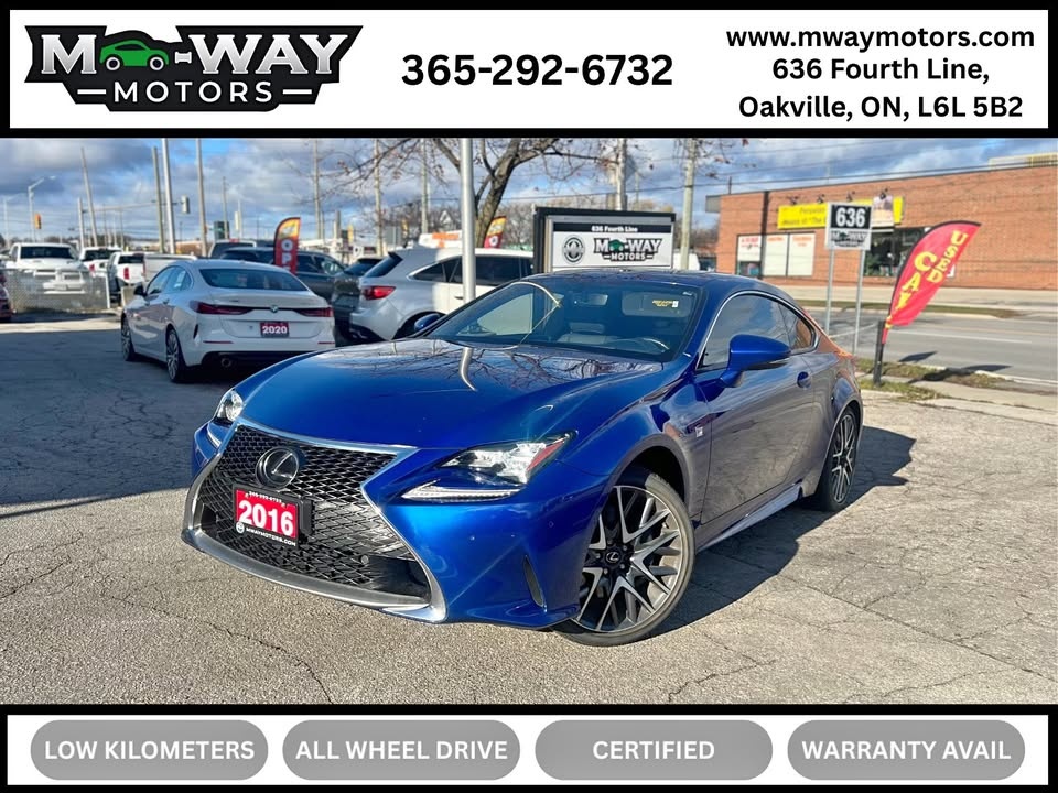 2016 Lexus RC350 F Sport AWD